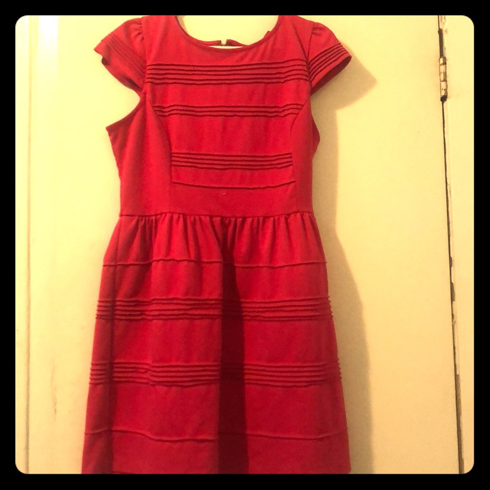 Hot pink spring time dress